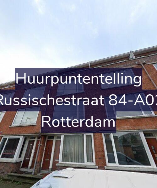 Foto gevel Huurpuntentelling voor Russischestraat 84-A02, Rotterdam