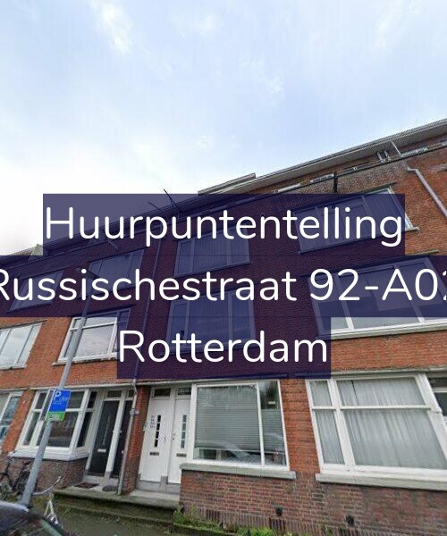 Foto gevel Huurpuntentelling voor Russischestraat 92-A02, Rotterdam