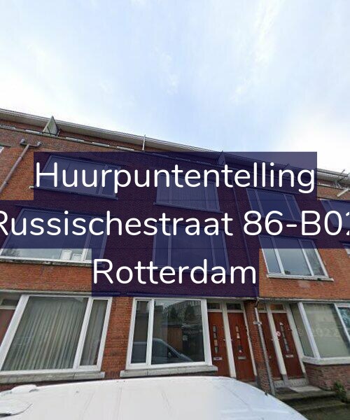 Foto gevel Huurpuntentelling voor Russischestraat 86-B02, Rotterdam