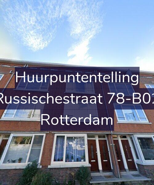 Foto gevel Huurpuntentelling voor Russischestraat 78-B02, Rotterdam