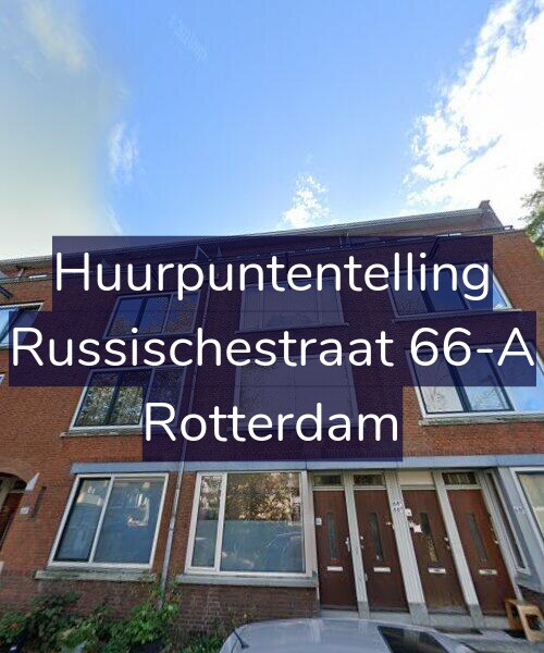 Foto gevel Huurpuntentelling voor Russischestraat 66-A, Rotterdam