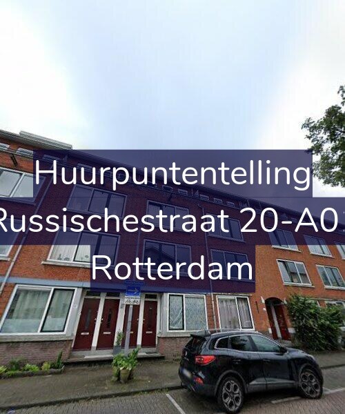 Foto gevel Huurpuntentelling voor Russischestraat 20-A01, Rotterdam