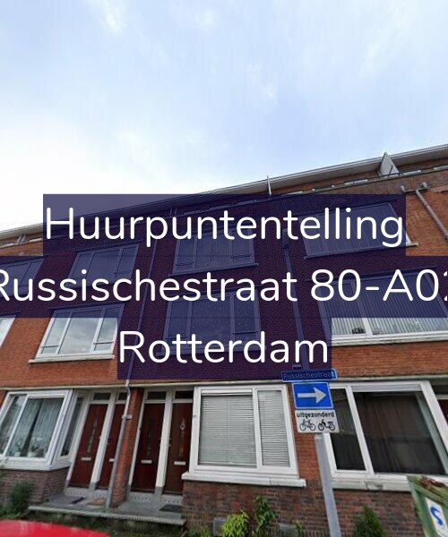 Foto gevel Huurpuntentelling voor Russischestraat 80-A02, Rotterdam