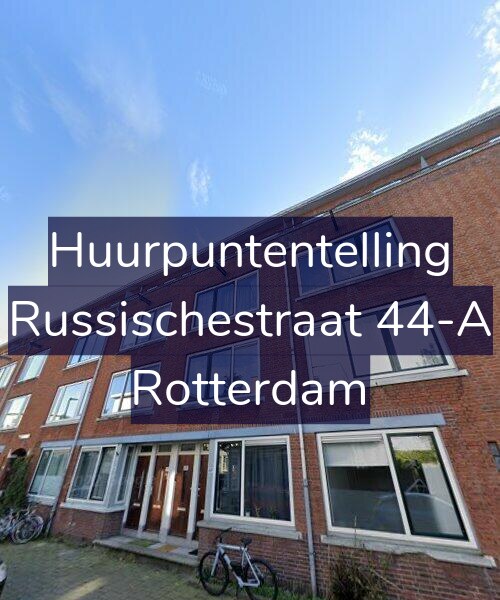 Foto gevel Huurpuntentelling voor Russischestraat 44-A, Rotterdam