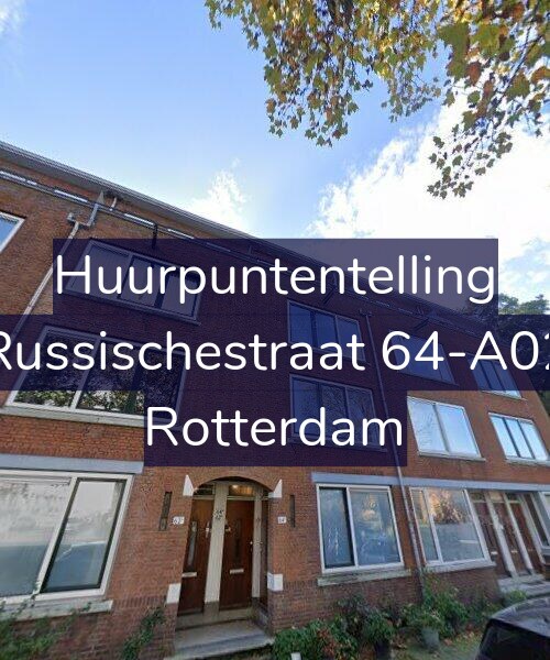 Foto gevel Huurpuntentelling voor Russischestraat 64-A02, Rotterdam