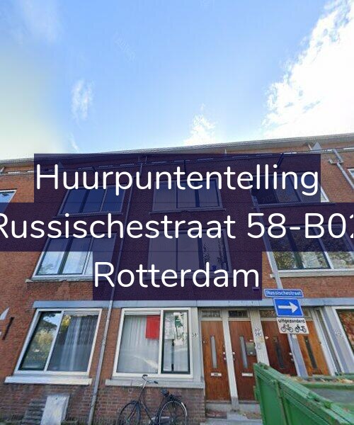 Foto gevel Huurpuntentelling voor Russischestraat 58-B02, Rotterdam