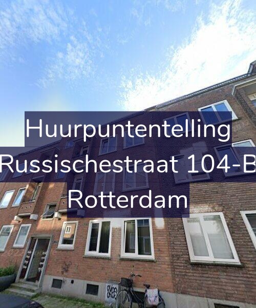 Foto gevel Huurpuntentelling voor Russischestraat 104-B, Rotterdam