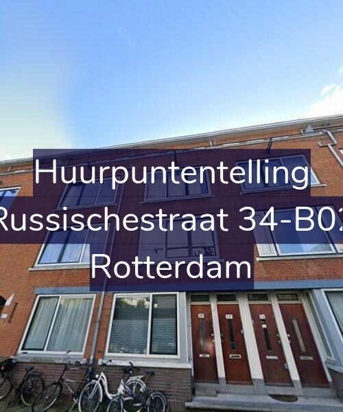 Foto gevel Huurpuntentelling voor Russischestraat 34-B02, Rotterdam