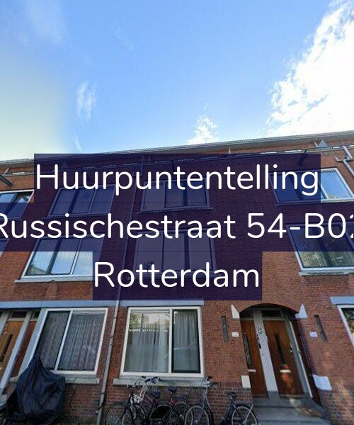 Foto gevel Huurpuntentelling voor Russischestraat 54-B02, Rotterdam