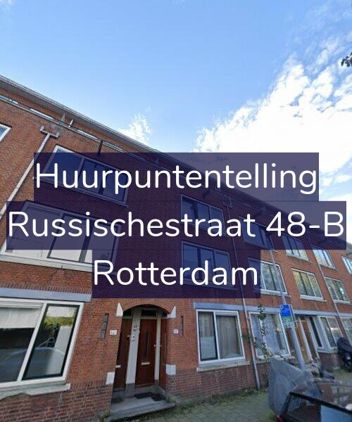 Foto gevel Huurpuntentelling voor Russischestraat 48-B, Rotterdam