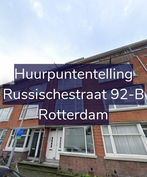 Foto gevel Huurpuntentelling voor Russischestraat 92-B, Rotterdam