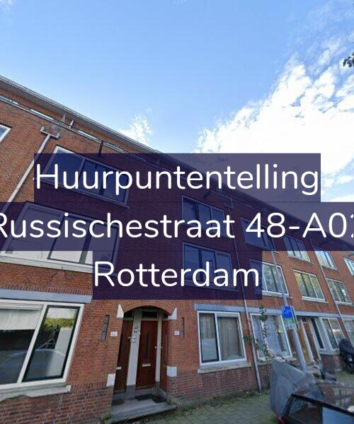 Foto gevel Huurpuntentelling voor Russischestraat 48-A02, Rotterdam