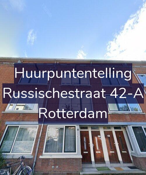 Foto gevel Huurpuntentelling voor Russischestraat 42-A, Rotterdam