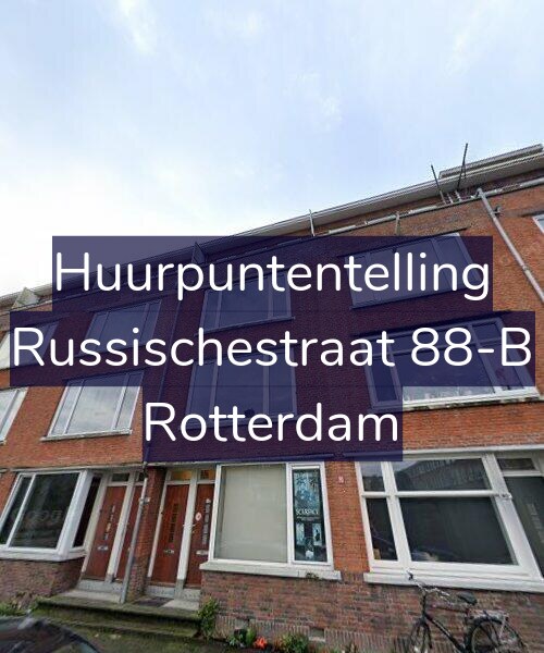 Foto gevel Huurpuntentelling voor Russischestraat 88-B, Rotterdam