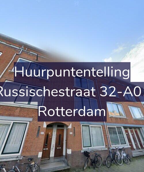 Foto gevel Huurpuntentelling voor Russischestraat 32-A01, Rotterdam