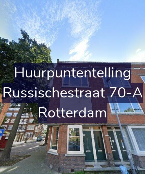 Foto gevel Huurpuntentelling voor Russischestraat 70-A, Rotterdam