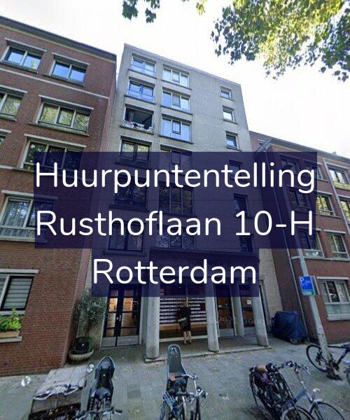 Foto gevel Huurpuntentelling voor Rusthoflaan 10-H, Rotterdam