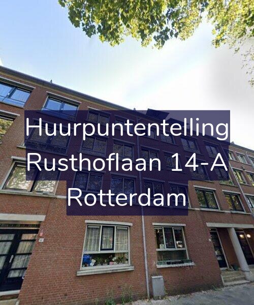 Foto gevel Huurpuntentelling voor Rusthoflaan 14-A, Rotterdam