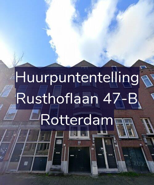 Foto gevel Huurpuntentelling voor Rusthoflaan 47-B, Rotterdam