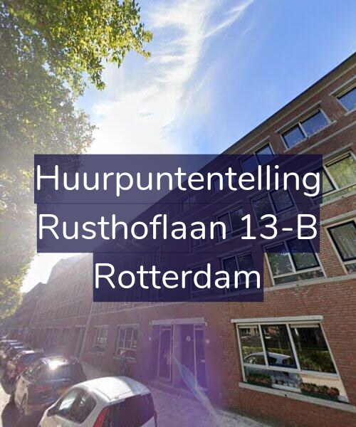 Foto gevel Huurpuntentelling voor Rusthoflaan 13-B, Rotterdam