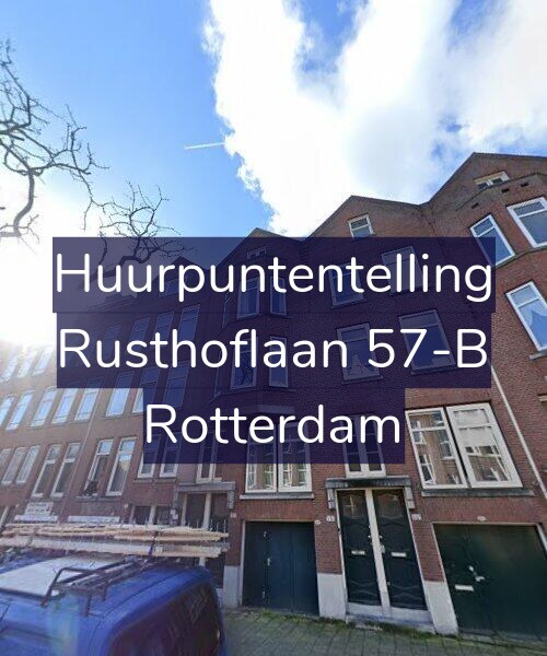Foto gevel Huurpuntentelling voor Rusthoflaan 57-B, Rotterdam