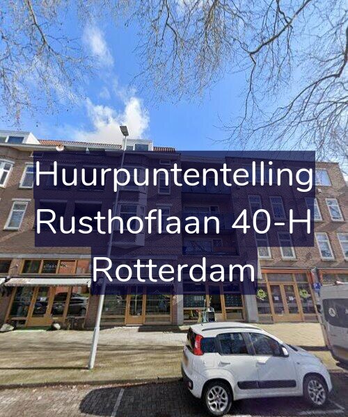 Foto gevel Huurpuntentelling voor Rusthoflaan 40-H, Rotterdam