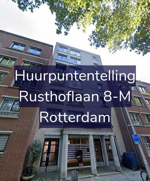 Foto gevel Huurpuntentelling voor Rusthoflaan 8-M, Rotterdam