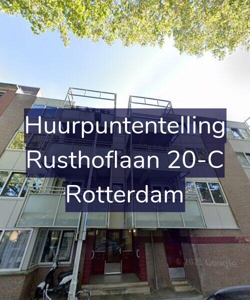 Foto gevel Huurpuntentelling voor Rusthoflaan 20-C, Rotterdam
