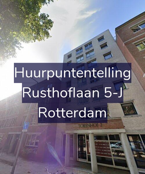 Foto gevel Huurpuntentelling voor Rusthoflaan 5-J, Rotterdam