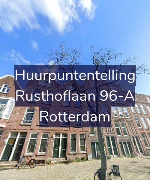 Foto gevel Huurpuntentelling voor Rusthoflaan 96-A, Rotterdam