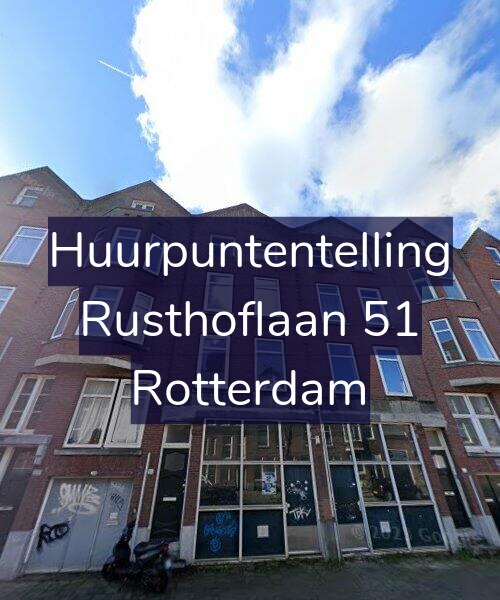Foto gevel Huurpuntentelling voor Rusthoflaan 51, Rotterdam