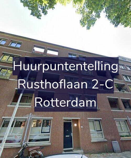 Foto gevel Huurpuntentelling voor Rusthoflaan 2-C, Rotterdam