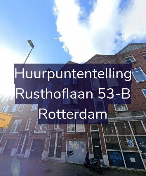 Foto gevel Huurpuntentelling voor Rusthoflaan 53-B, Rotterdam