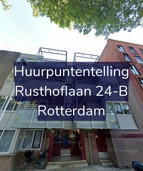 Foto gevel Huurpuntentelling voor Rusthoflaan 24-B, Rotterdam