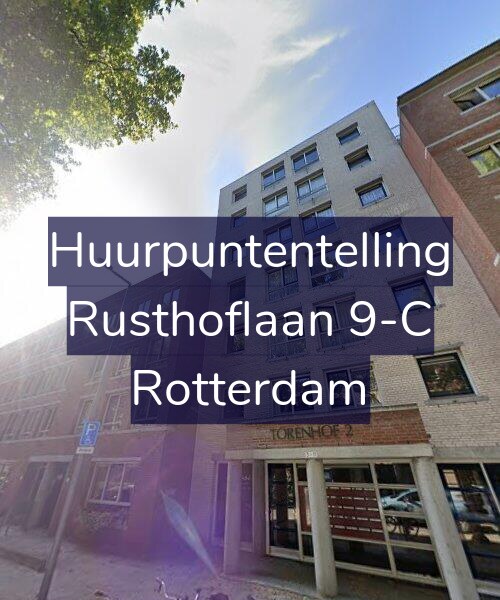 Foto gevel Huurpuntentelling voor Rusthoflaan 9-C, Rotterdam
