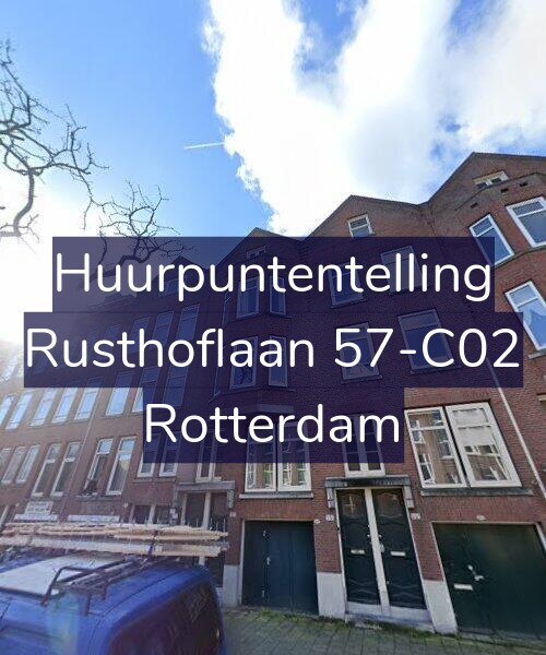 Foto gevel Huurpuntentelling voor Rusthoflaan 57-C02, Rotterdam