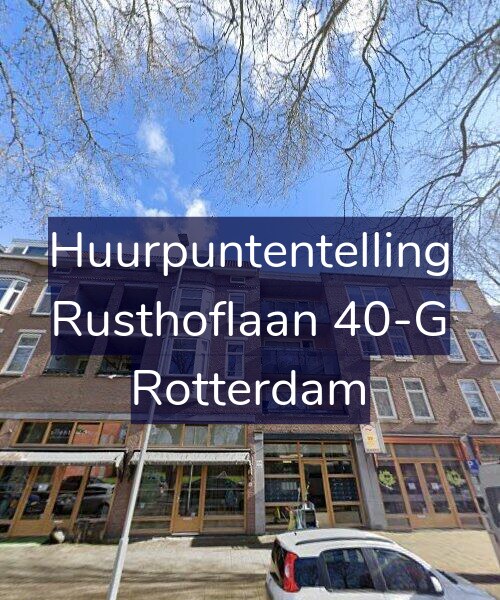 Foto gevel Huurpuntentelling voor Rusthoflaan 40-G, Rotterdam