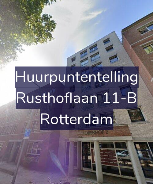 Foto gevel Huurpuntentelling voor Rusthoflaan 11-B, Rotterdam