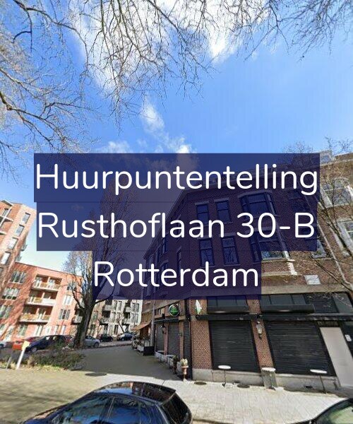 Foto gevel Huurpuntentelling voor Rusthoflaan 30-B, Rotterdam