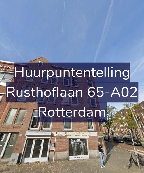 Foto gevel Huurpuntentelling voor Rusthoflaan 65-A02, Rotterdam