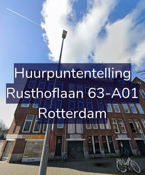 Foto gevel Huurpuntentelling voor Rusthoflaan 63-A01, Rotterdam