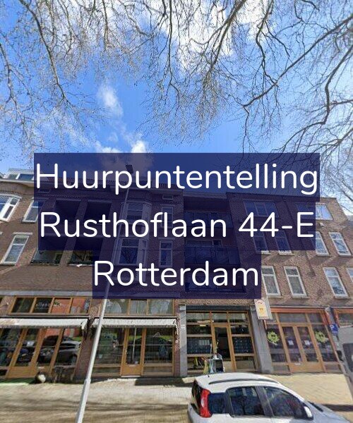 Foto gevel Huurpuntentelling voor Rusthoflaan 44-E, Rotterdam