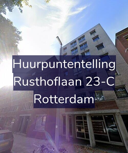 Foto gevel Huurpuntentelling voor Rusthoflaan 23-C, Rotterdam