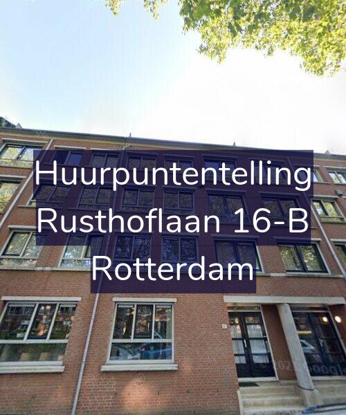 Foto gevel Huurpuntentelling voor Rusthoflaan 16-B, Rotterdam