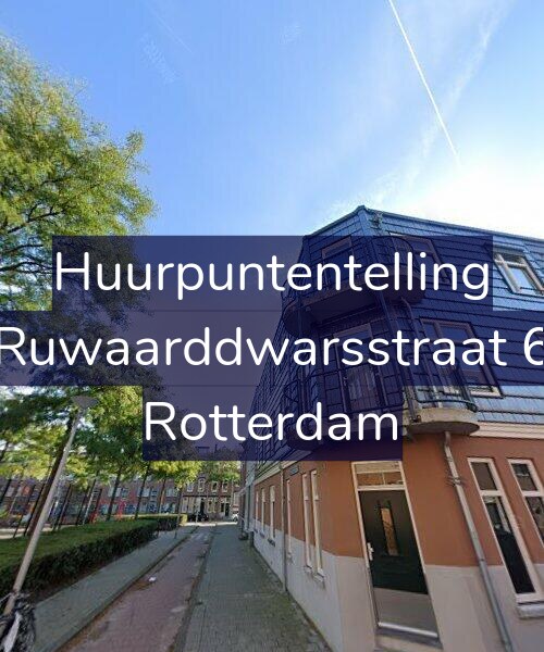 Foto gevel Huurpuntentelling voor Ruwaarddwarsstraat 6, Rotterdam