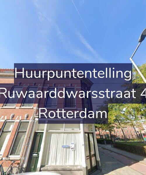 Foto gevel Huurpuntentelling voor Ruwaarddwarsstraat 4, Rotterdam