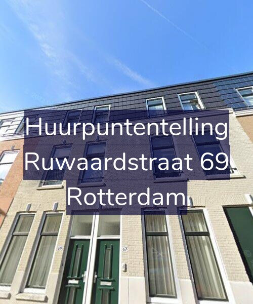 Foto gevel Huurpuntentelling voor Ruwaardstraat 69, Rotterdam