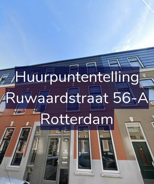Foto gevel Huurpuntentelling voor Ruwaardstraat 56-A, Rotterdam