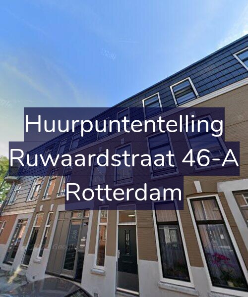 Foto gevel Huurpuntentelling voor Ruwaardstraat 46-A, Rotterdam