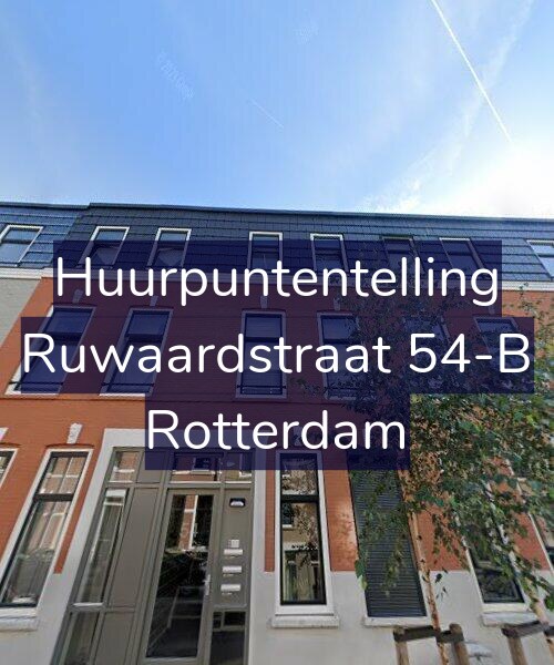 Foto gevel Huurpuntentelling voor Ruwaardstraat 54-B, Rotterdam